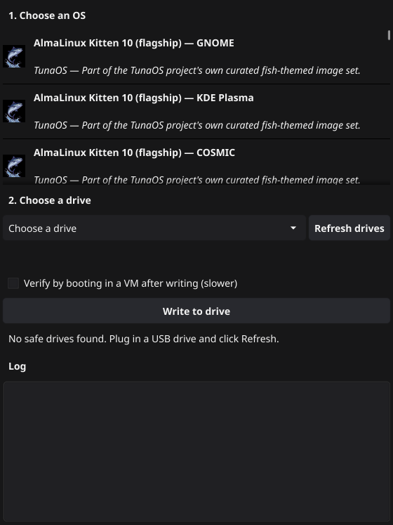 Choose an OS